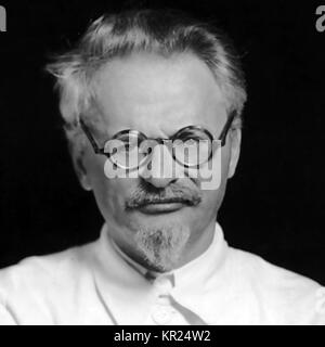 Leo Trotzki (1879-1940) sowjetischer Marxismus Revolutionäre in Mexiko kurz vor seiner Ermordung im Jahre 1940 Stockfoto