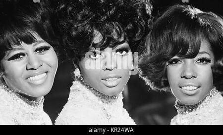 Die supremes Werbemittel Foto uns Vocal group über 1966. Von links: Florence Ballard, Diana Ross, Mary Wilson Stockfoto