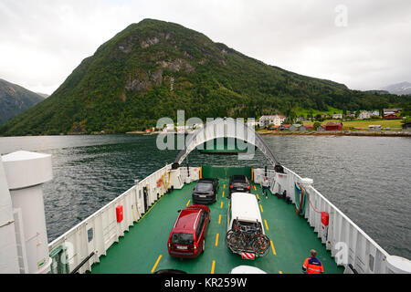 Fähre, Fjord 1, Norwegen Stockfoto