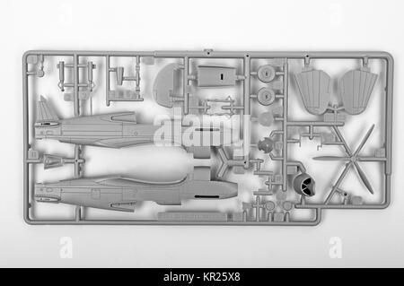 Italeri 1/76 Curtiss Tomahawk Modell Flugzeuge Stockfoto