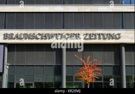 Braunschweiger Zeitung, unten zu Brüdern, Braunschweig, Niedersachsen, Deutschland, Braunschweiger Zeitung, Hintern Bruedern, Braunschweig, Niedersachsen, Deut Stockfoto