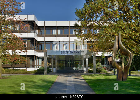 Bertelsmann Verlag, Sitz, Carl Bertelsmann Straße, G?tersloh, Nordrhein-Westfalen, Deutschland, Bertelsmann-Verlag, Hauptverwaltung, Stockfoto