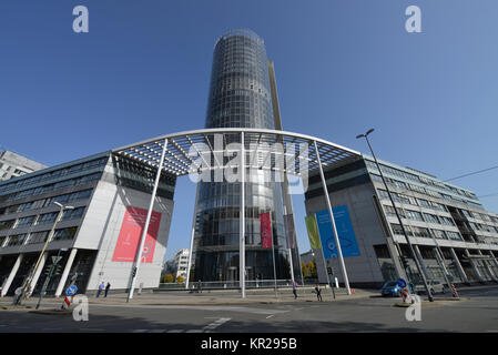 RWE-Turm, Oper, Essen, Nordrhein-Westfalen, Deutschland, RWE-Turm, Opernplatz, Essen, Nordrhein-Westfalen, Deutschland Stockfoto