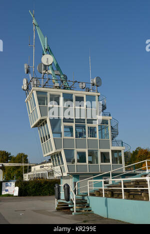 Regatta Tower, Baldeneysee, Essen, Nordrhein-Westfalen, Deutschland, Regattaturm, Essen, Nordrhein-Westfalen, Deutschland Stockfoto