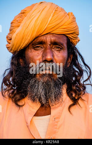 Pushkar Camel Fair, Rajasthan Stockfoto