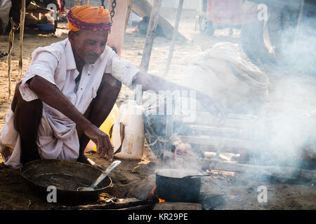 Pushkar Camel Fair, Rajasthan Stockfoto