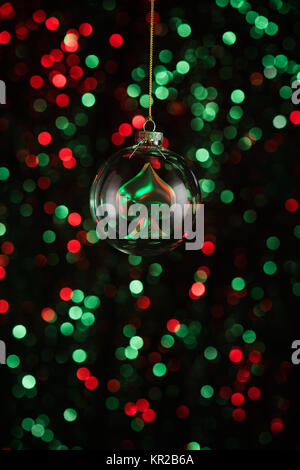 Christmas Ornament mit Poker Spiel lement Stockfoto