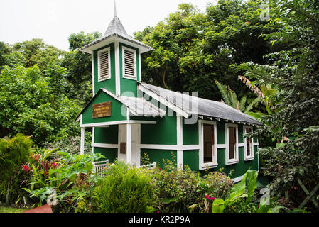 Ierusalema Hou Kirche in Hālawa Tal, Insel Molokai, Hawaii Stockfoto