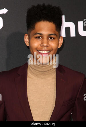 Berühmtheiten besuchen 'Ausreißer' Film Premiere im Regency Bruin Theater in Westwood. Mit: Rhenzy Feliz Wo: Los Angeles, Kalifornien, Vereinigte Staaten, wenn: 17 Nov 2017 Credit: Brian/WENN.com Stockfoto