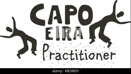 Capoeira Kampf Tanz Stock Vektor