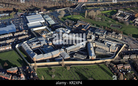 Luftaufnahme von armley Gefängnis Gefängnis, Leeds, Großbritannien Stockfoto