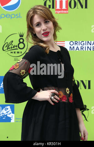 Italien, Salerno, 47th Edition der Giffoni Giffoni Film Festival 'Erfahrung'. Portrait der Argentinischen Schauspielerin Laura Esquivel (2017/07/18) Stockfoto