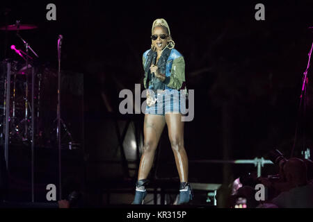 Mary J Blige im Nice Jazz Festival auf 2017/07/19 Stockfoto