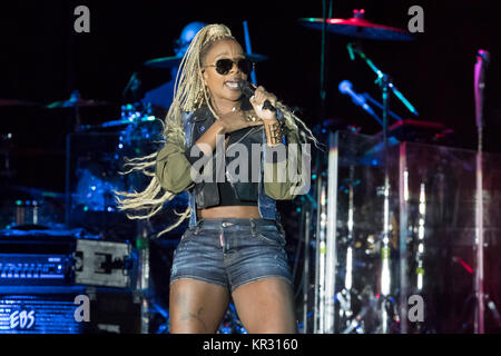 Mary J Blige im Nice Jazz Festival auf 2017/07/19 Stockfoto