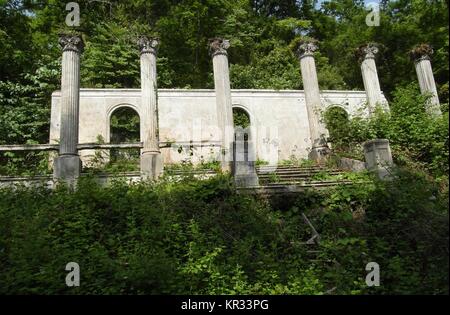 Klare Natur in Mussera, Abchasien Stockfoto