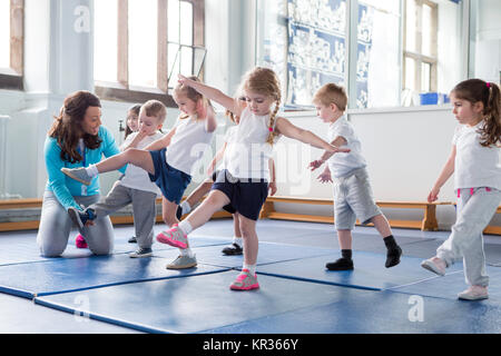 Nur ein bisschen höher! Stockfoto