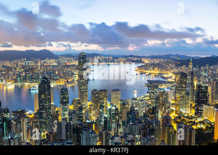 Hong Kong Sunrise Stockfoto