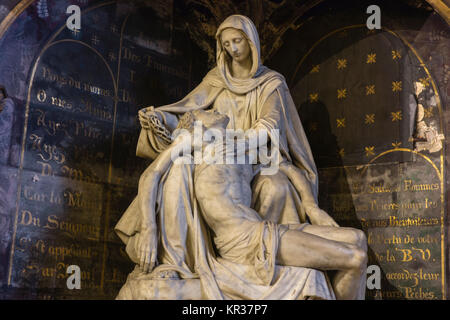 Statue von Christus in der Kirche von Saint-Germain-l'Auxerrois, Paris, Frankreich Stockfoto