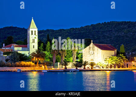 Insel Vis Abend Architektur vew Stockfoto