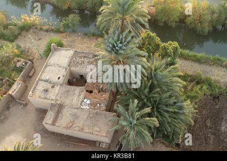 Dörfer in der Nähe von Assuan in Ägypten Stockfoto