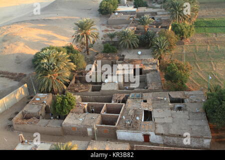 Dörfer in der Nähe von Assuan in Ägypten Stockfoto