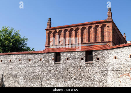 Alte Synagoge im jüdischen Viertel von Krakau - Kazimierz in der Szeroka Straße, Polen Stockfoto