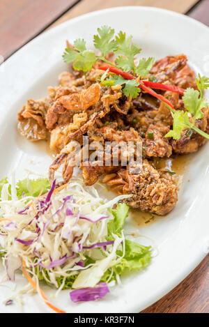 deep fried Softshell-Krabbe Stockfoto