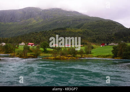 Gletscher in Norwegen Stockfoto