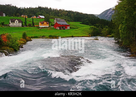 Gletscher in Norwegen Stockfoto