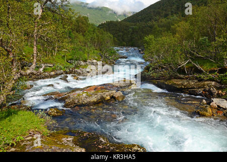 Gletscher in Norwegen Stockfoto