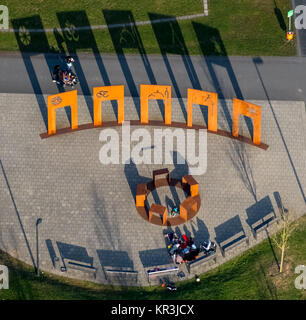 Lippepark Hamm, interreligiösen Treffen Ort, Hamm, Ruhr Area, North Rhine-Westphalia, Germany, Lippepark Hamm, Interreligiöser Treffpunkt, Hamm, Ruhr Stockfoto