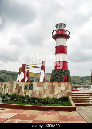 Historischen Leuchtturm Faro Peru am Titicaca-See Stockfoto