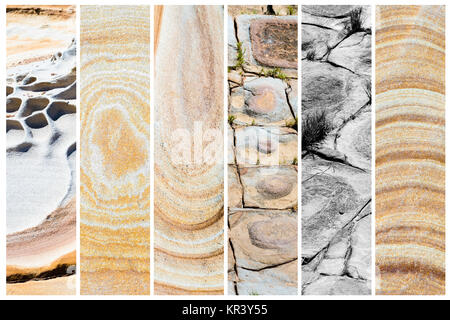 Australische Rock Formation Hintergrund, Sandstein Textur Stockfoto