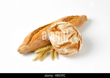 Brot und baguette Stockfoto