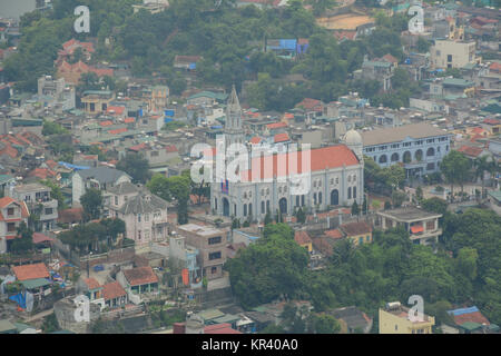 Ha Long, Vietnam - 23. Mai 2016. Luftaufnahme von Ha Long, Vietnam. Ha Long ist die Hauptstadt und 1st-class provinziellen Stadt der Provinz Quang Ninh, Vi Stockfoto