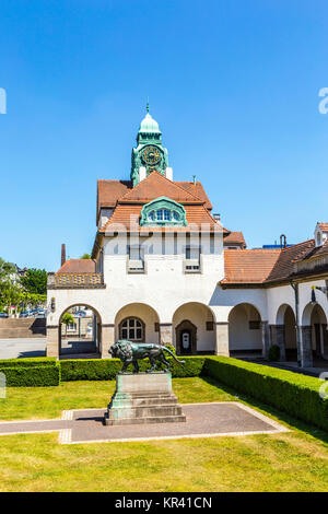 Sprudelhof in Bad Nauheim im Sommer Stockfoto