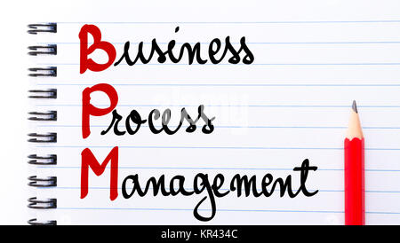 BPM Business Process Management Stockfoto