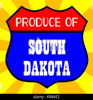 Produzieren von South Dakota Stockfoto