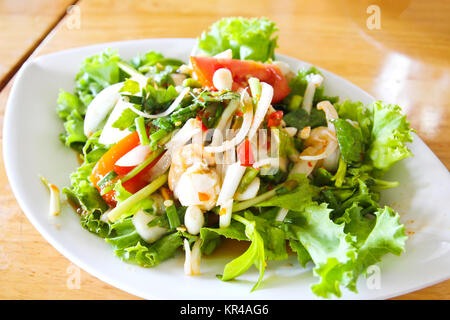 "Muscheln" Thai würzigen Salat Stockfoto