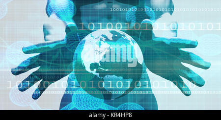 Robustes und skalierbares System Stockfoto