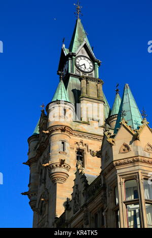 Glockenturm am Rathaus in Dunfermline, Schottland Stockfoto