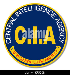 CIA Logo Mockup Stockfoto