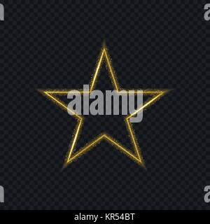 Golden Star Emblem Stock Vektor