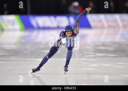 Shani Davis (USA), 9. DEZEMBER 2017 - Eisschnelllauf: ISU Eisschnelllauf-WM der Männer 1500 m Abteilung eine am Utah Olympic Oval in Salt Lake City, USA. (Foto von MATSUO. K/LBA SPORT) Stockfoto