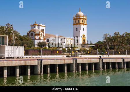 Argentinien Pavillon auf dem Dock von Delicias Stockfoto