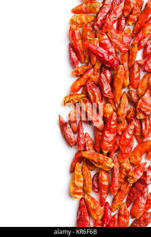 Getrocknet mini chili peppers.