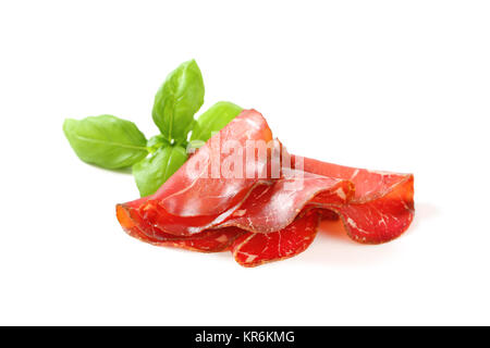 Geräucherter mariniertes Rindfleisch Stockfoto