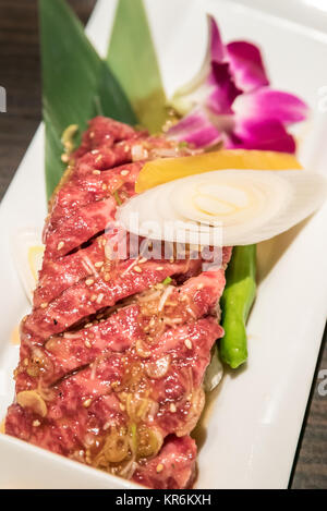 Wagyu-Rindfleisch chuck steak Stockfoto