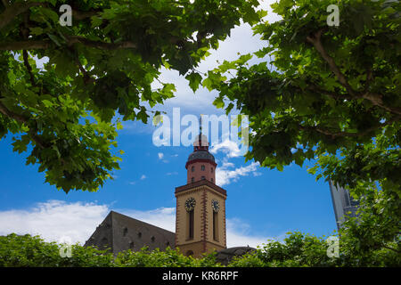 Typische Architektur in Frankfurt am Main Altstadt in Deutschland Stockfoto