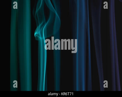 Farbe Rauch Muster Stockfoto